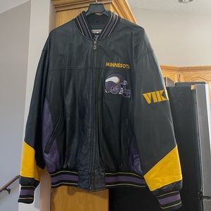 COPY - Mens MN Vikings Leather Jacket